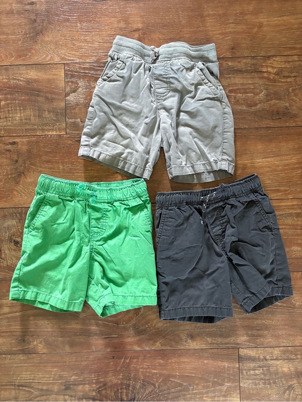 Cat & Jack boys Elastic-Waist Shorts Trio